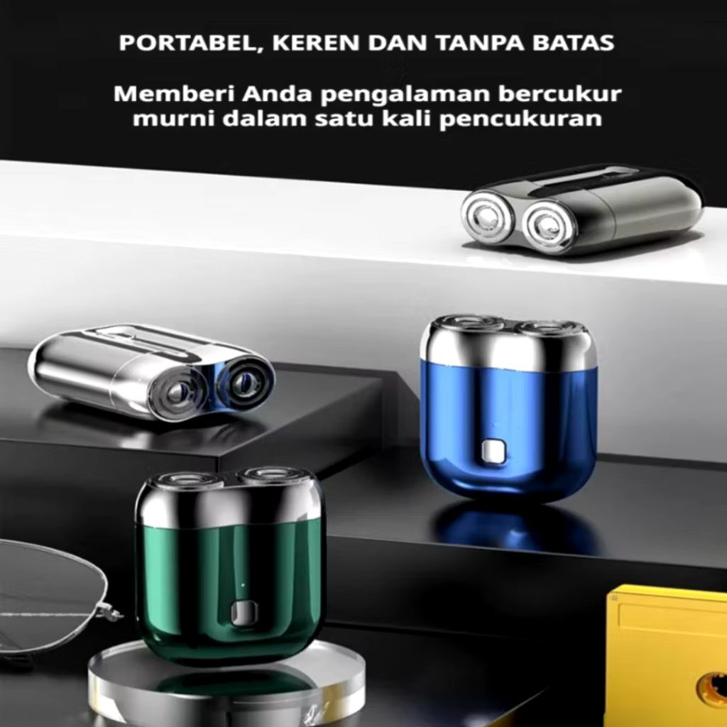 Alat Cukur Portable Mini 6 Shaver/Alat Cukur Jenggot Elektrik Waterproof/Alat Cukur Elektrik Mini