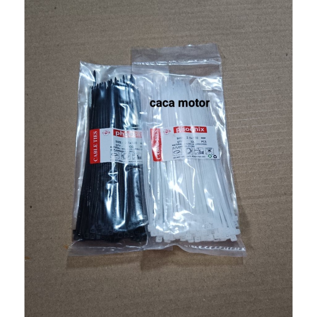 

TALI TIS CABLE TIES 2.5×150 = 100 pcs (warna random)