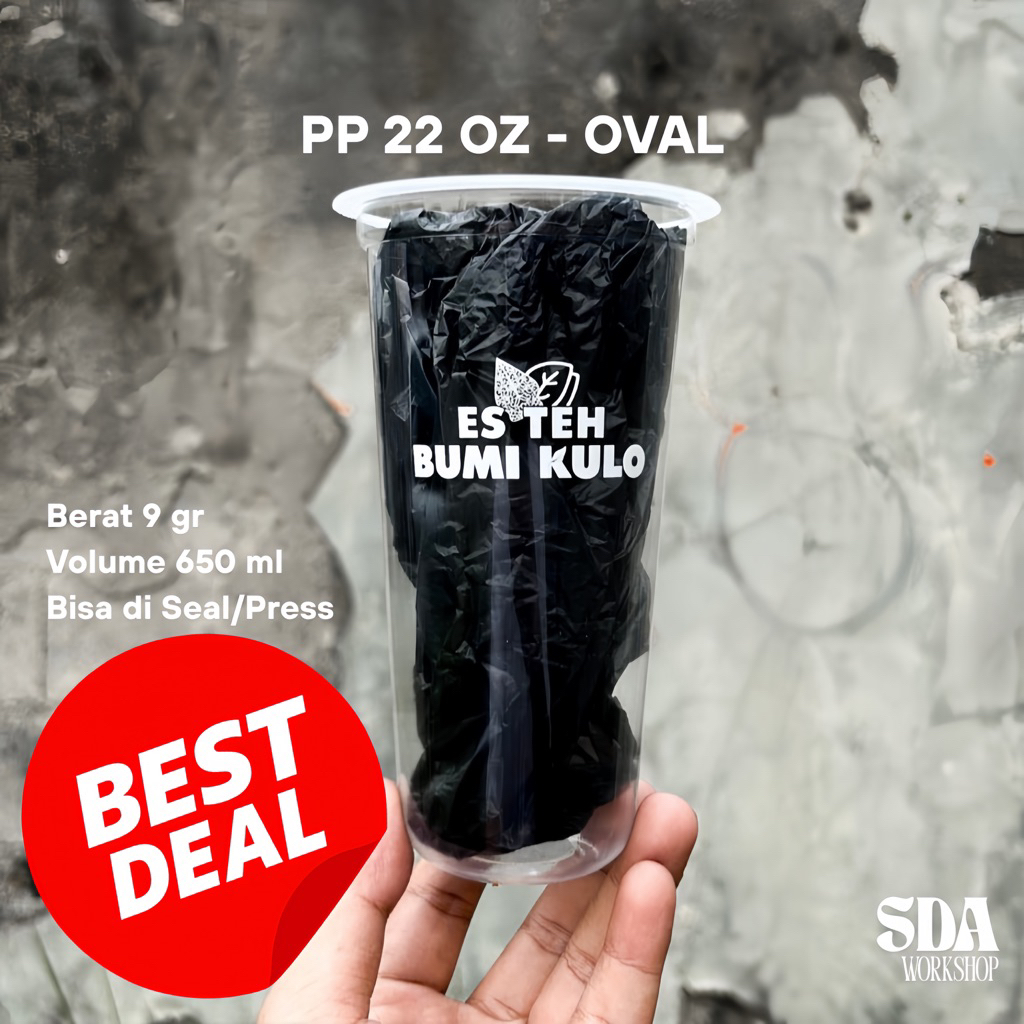 SABLON CUP 22 OZ OVAL