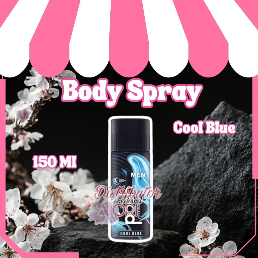 POSH MEN COOL BLUE 150ML | Posh Spray Cologne Men Cool Blue Botol 150 ml