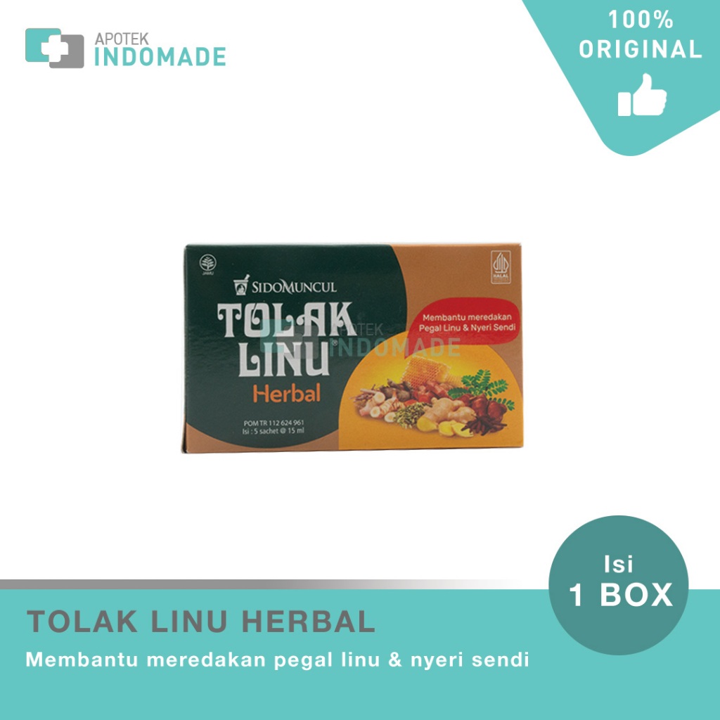 

Tolak Linu Herbal Cair Sidomuncul - 1 Box Isi 5 Sachet