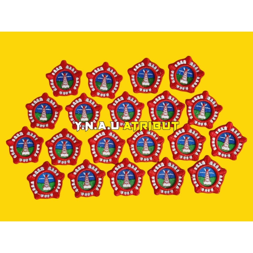 Atribut Polri Pin OPS Polri Bordir 3D Exclusive