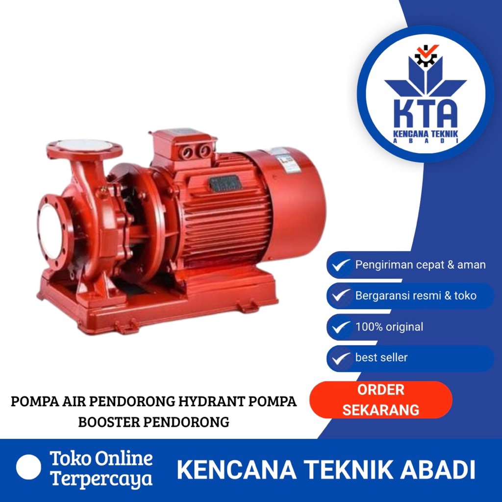 Pompa hydrant mesin pompa air 3in 7.5hp 50 kubik 3 phase pompa dorong