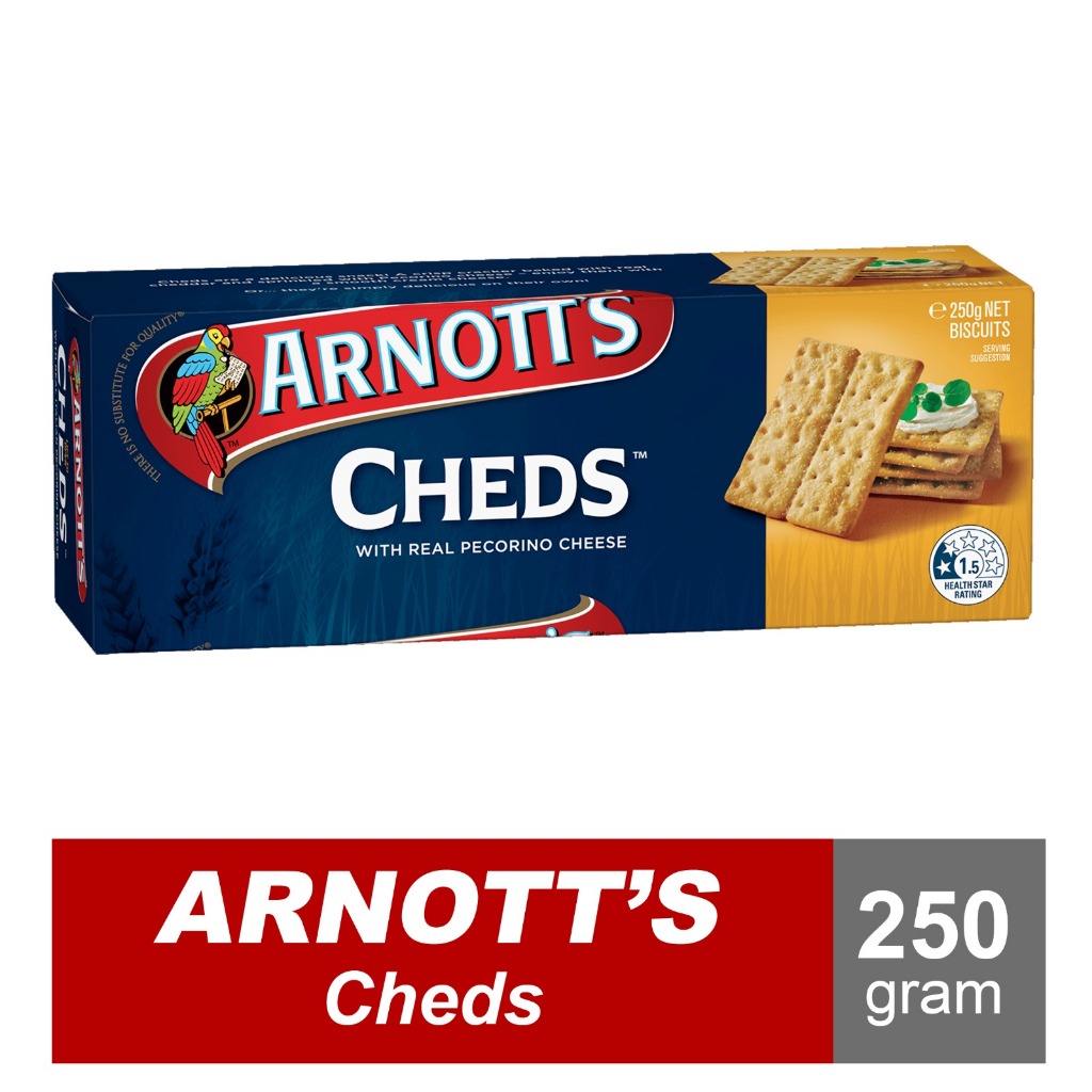 

ARNOTT'S CHEDS Berat 250gr Exp Desember 2025 PROMO