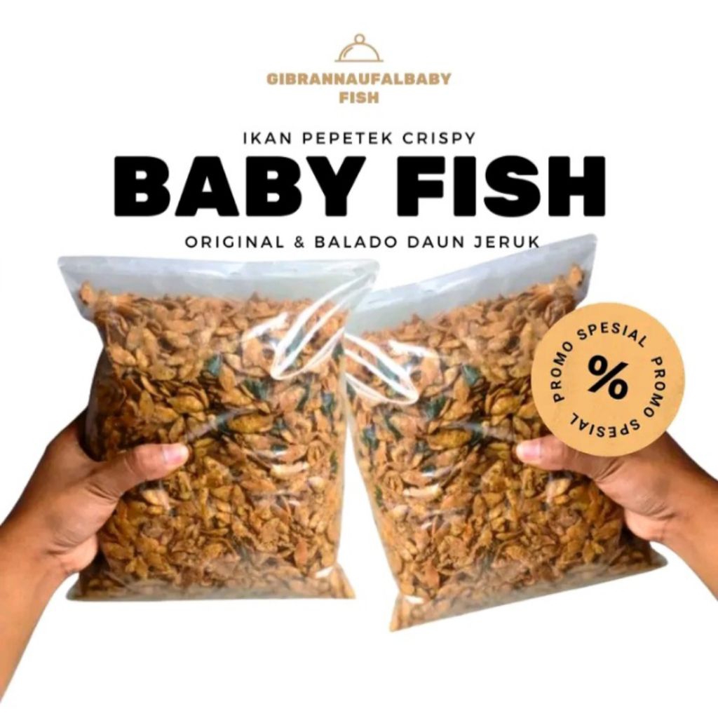 

Ikan Krispi pepetek (BabyFish) 250g