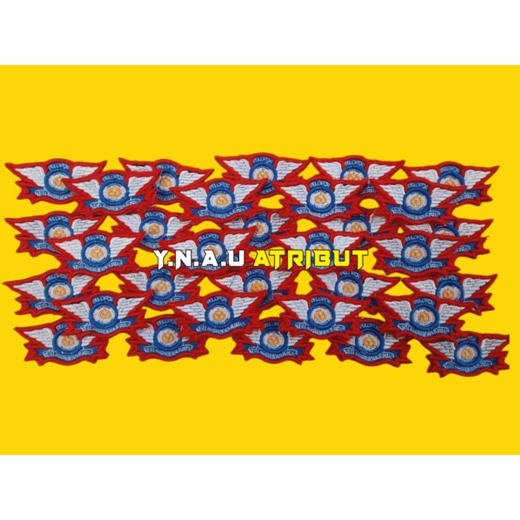 Atribut Pdl Polri Pin pelopor Lantas Polri Bordir 3D Exclusive