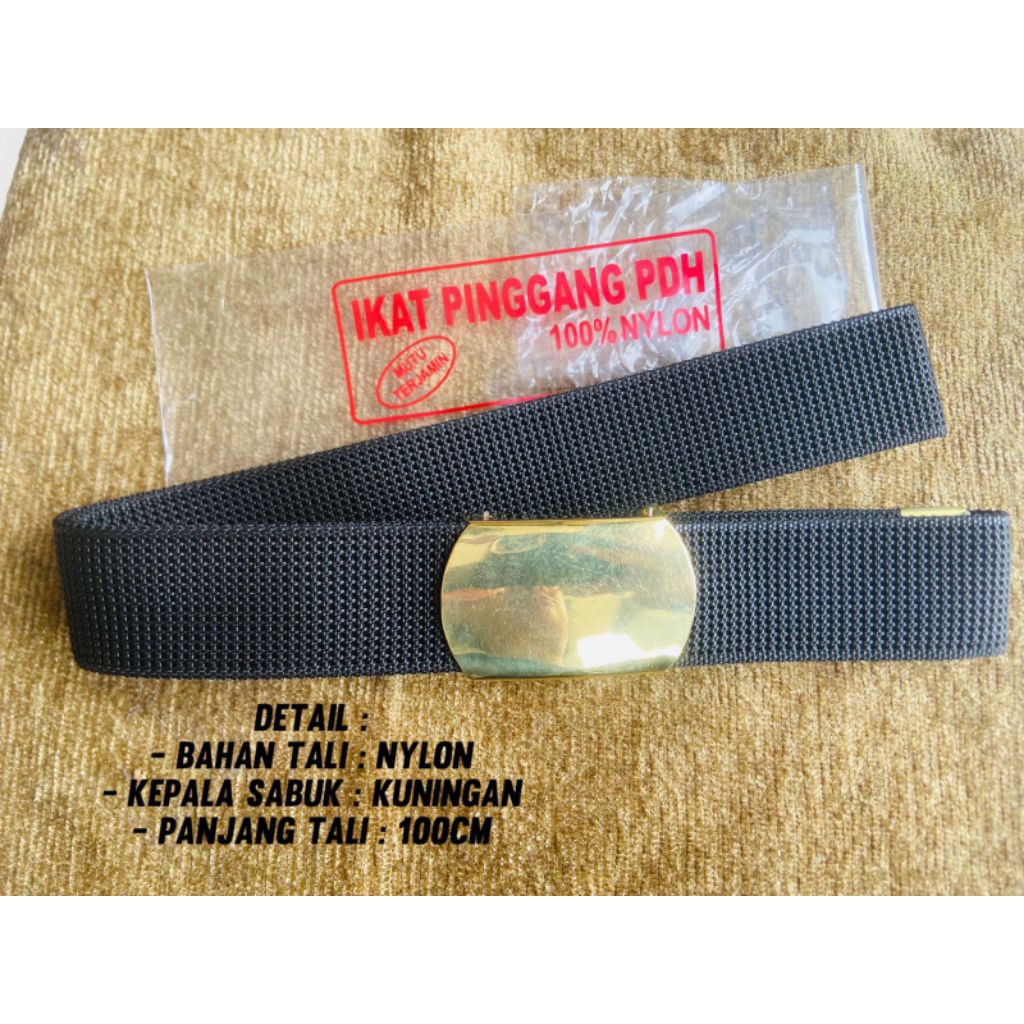sabuk polos kuningan