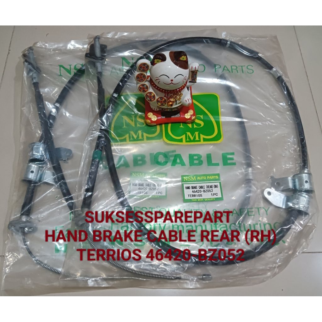 HAND BRAKE CABLE REAR TERRIOS RH 46420-BZ052 LH 46430-BZ032