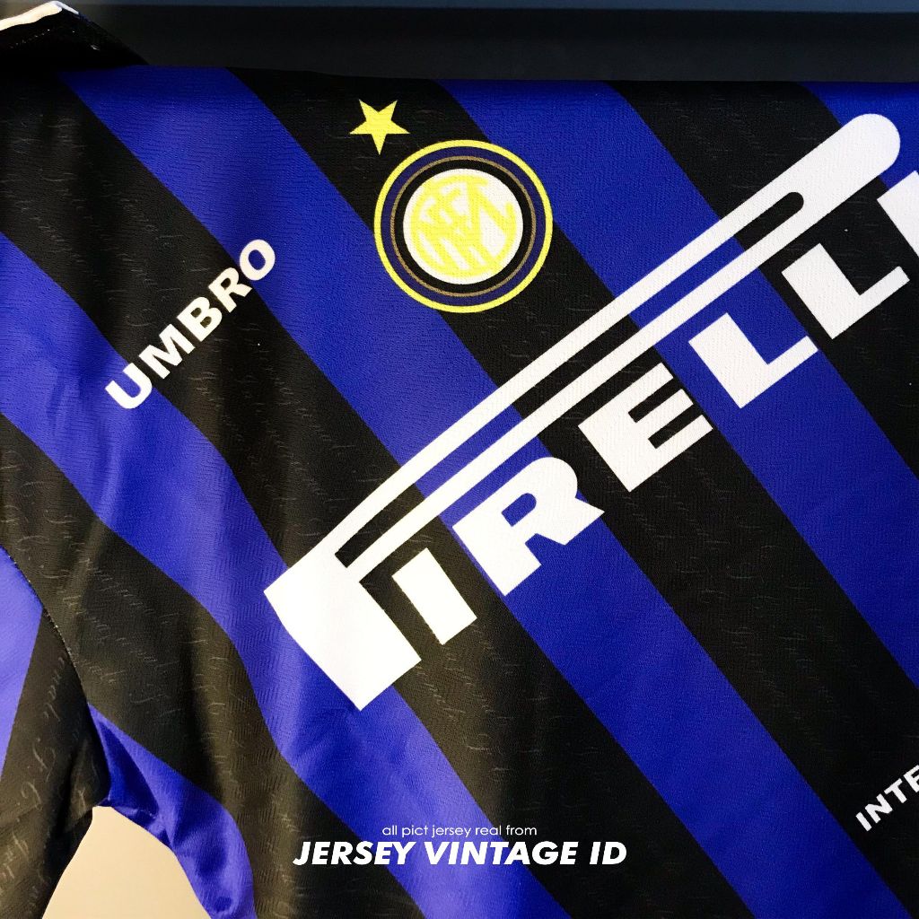 Jersey Inter Milan 1997/1998 Home Pendek | Jersey Inter Milan Vintage Retro | Jersey Bisa COD