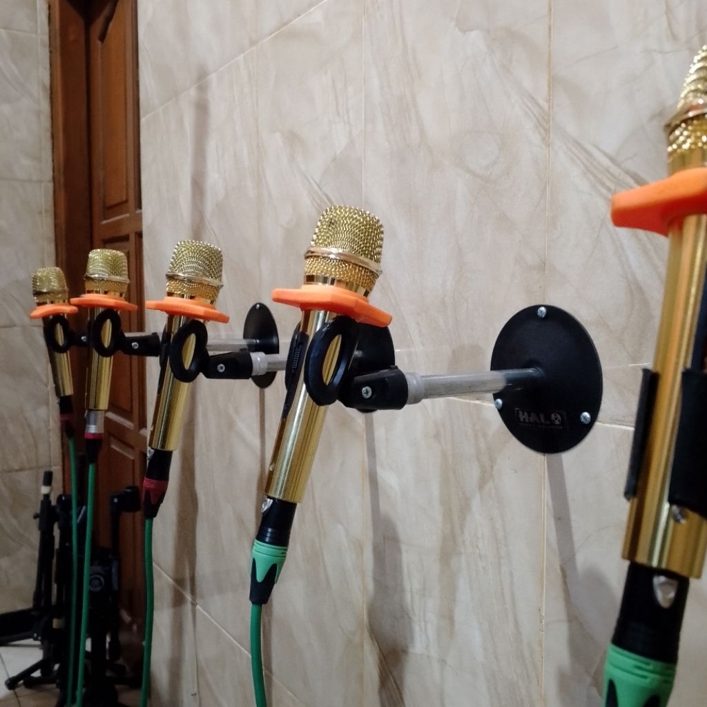 Stand Mic Dinding/Meja Pipa Croom Brand Halo