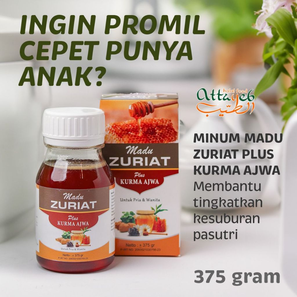 

Madu Herbal | Madu Zuriat Plus Kurma Ajwa Original 100%