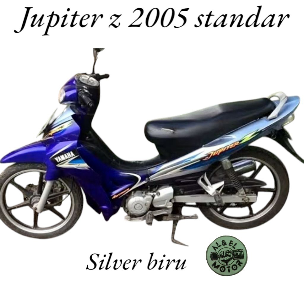 Striping Stiker Body Motor Yamaha Jupiter Z Standar 2005 Silver Biru