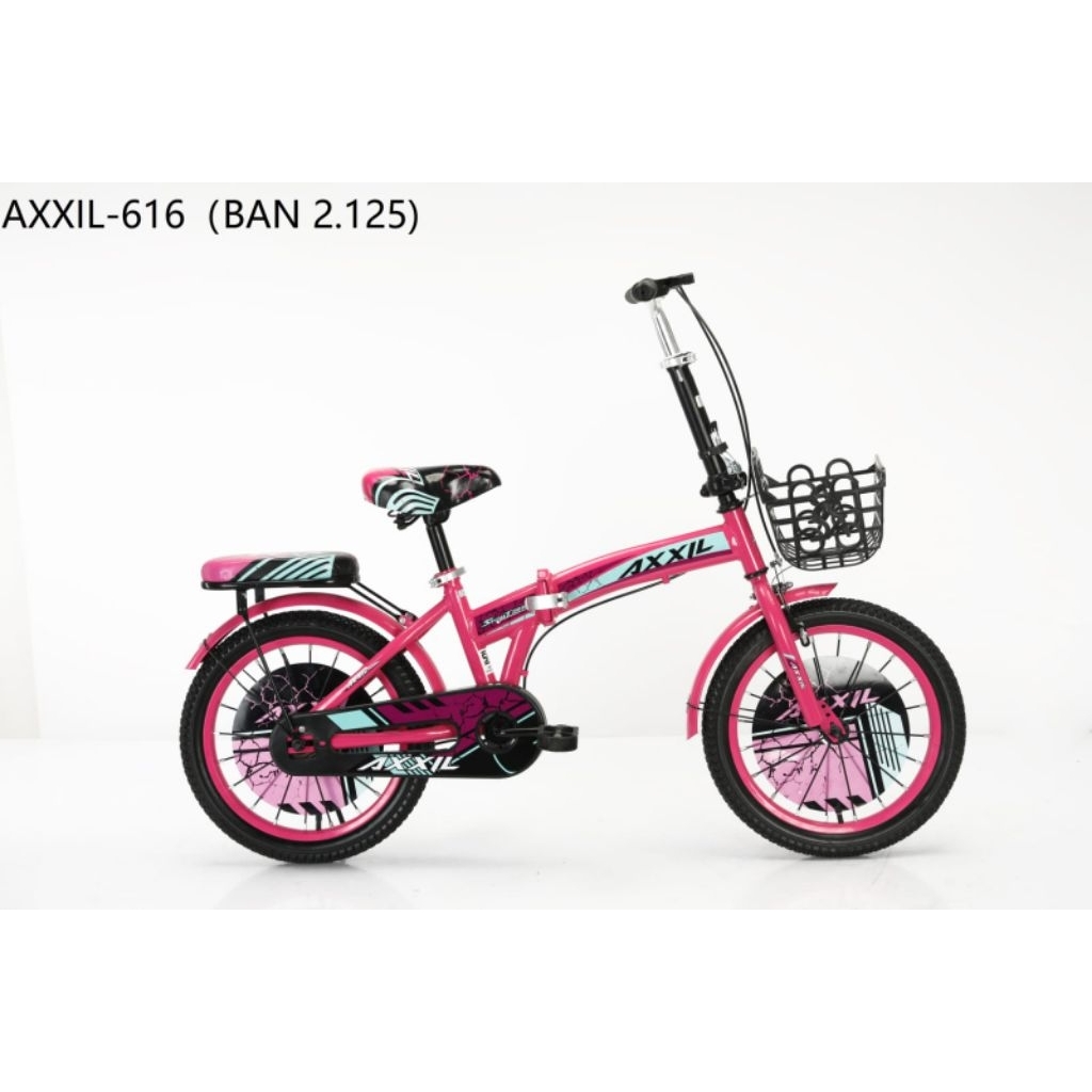Sepeda lipat anak  SD remaja ukuran 16 inch 5 sd 9 tahun