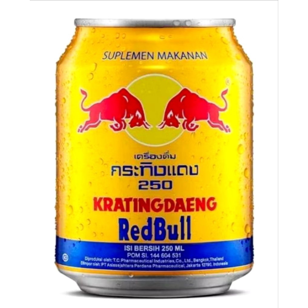 

Kratingdaeng kaleng 250ml Redbull 1pack isi 6kaleng
