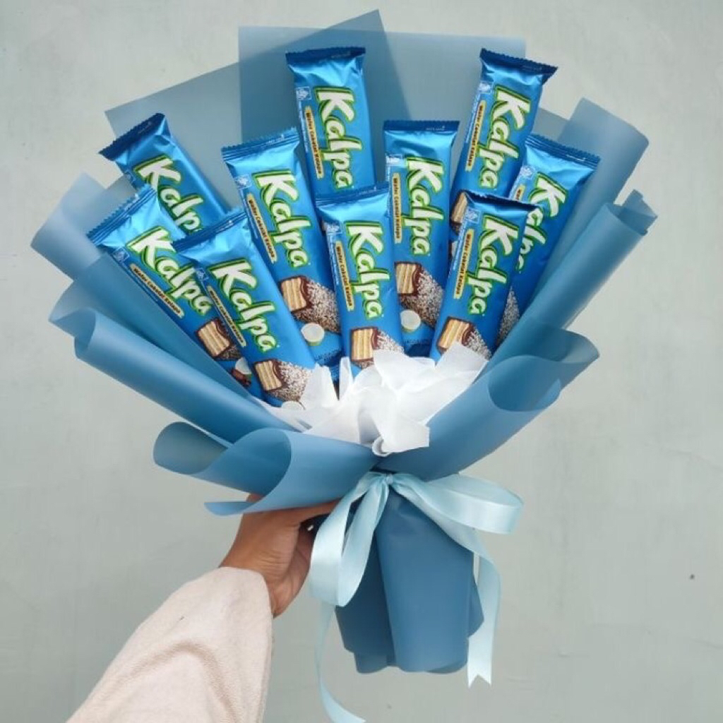 

buket snack kalpa biru 10 pcs