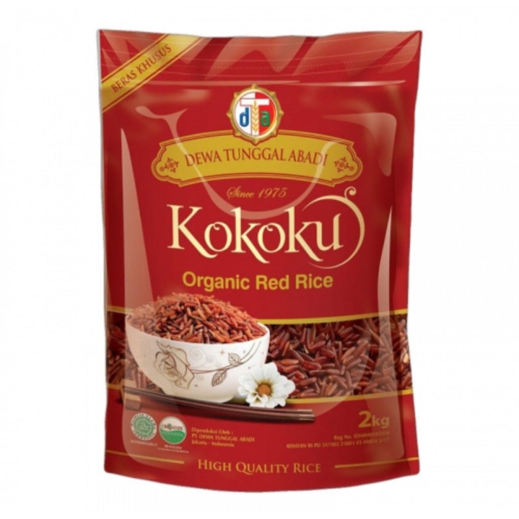

Kokoku Organic Rice Red Beras Merah 2 Kg