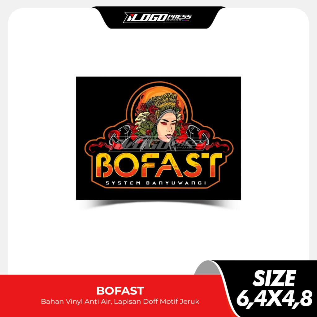 

BOFAST - Stiker Sound System Bahan Vinyl Premium Anti Air Doff Motif Jeruk