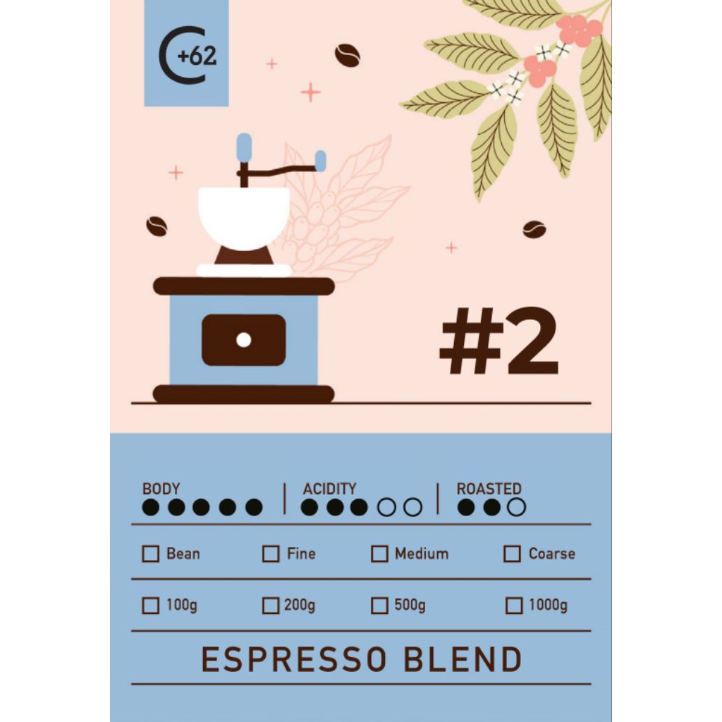 

Kopi Susu 50:50 Espresso Blend #2 Coffee