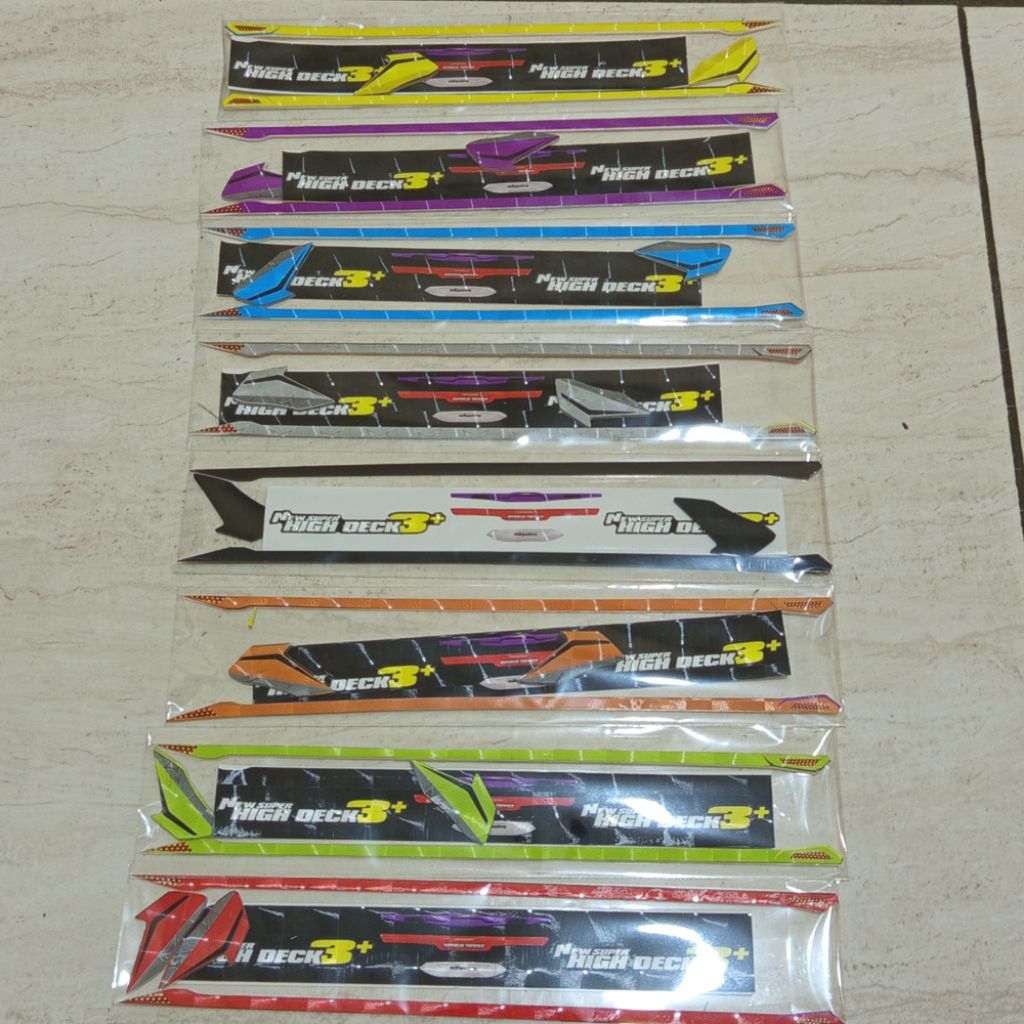 Slendang JB3/JB5 miniatur bus RKC bahan akrilik 2 mm skala jb3 0,5cmx37cm - jb5 0,3cmx37cm free head