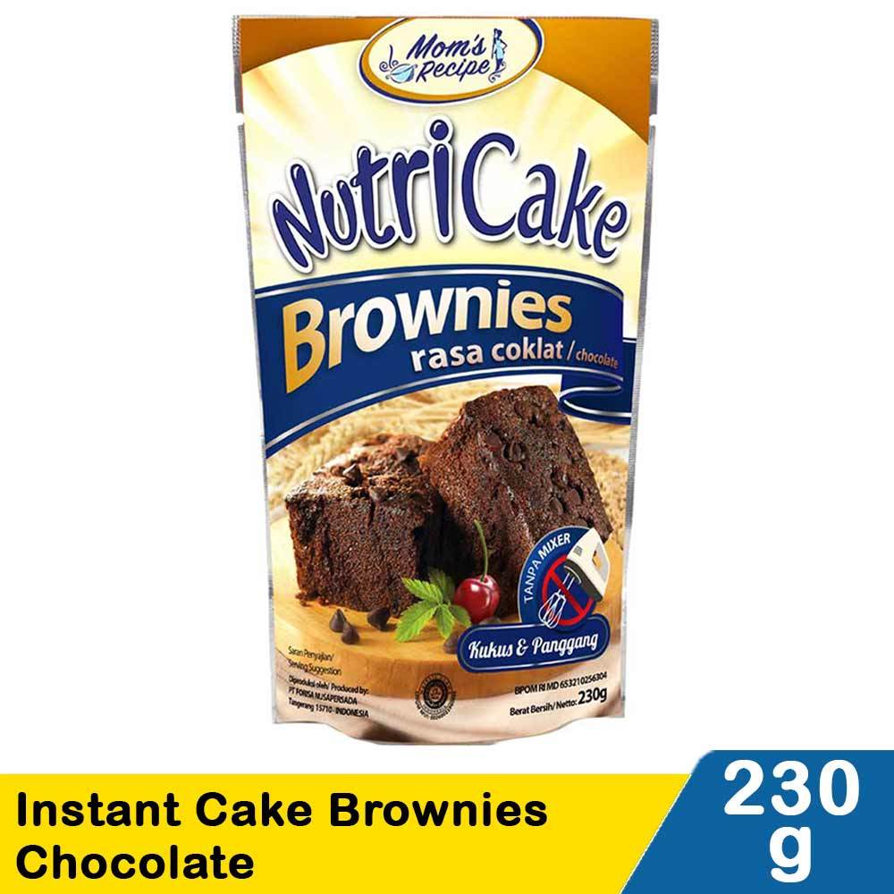 

PROMO Nutricake Brownies 230gr Coklat, / Nutricake Instant (exp lama)