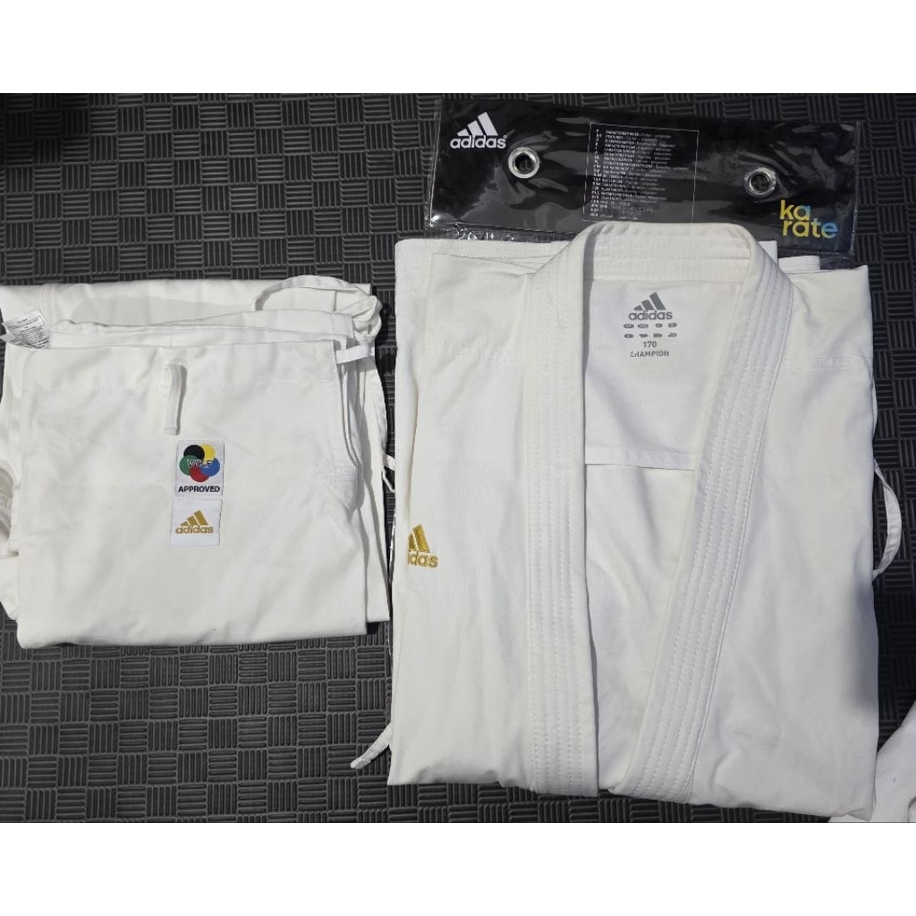 Baju Karate Adidas Kata Champion Original Ex Display Size 170