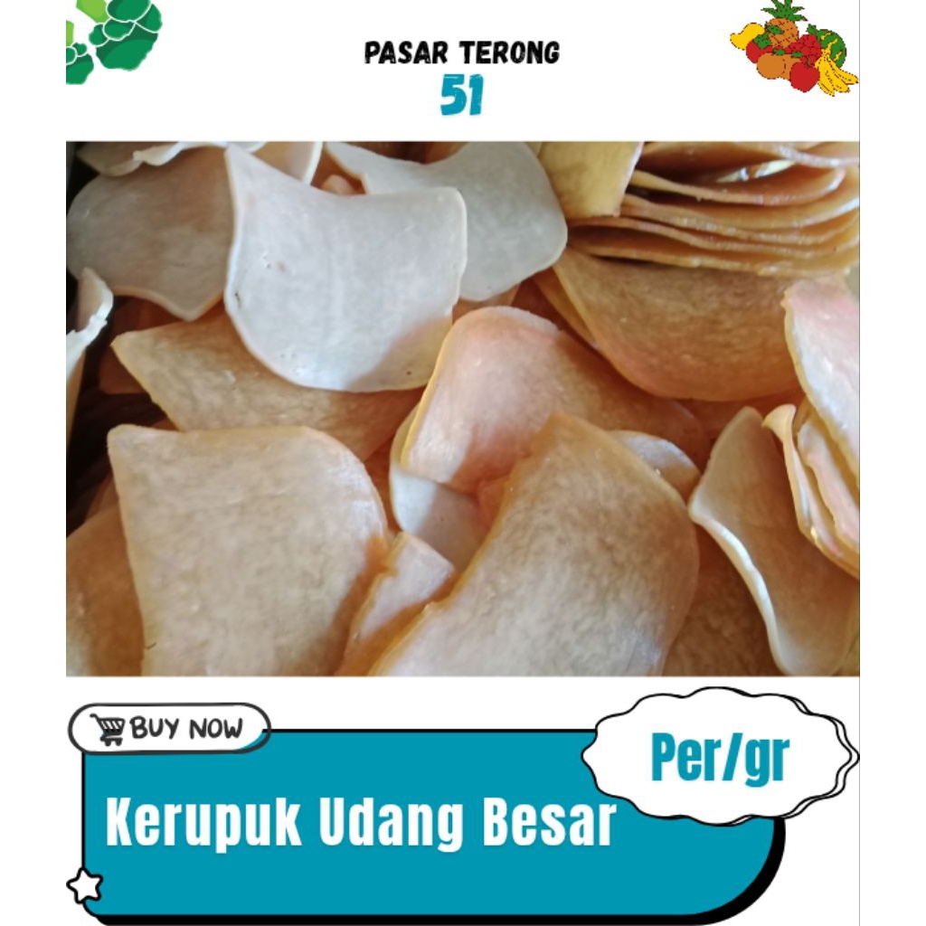 

Kerupuk Udang Besar Makassar