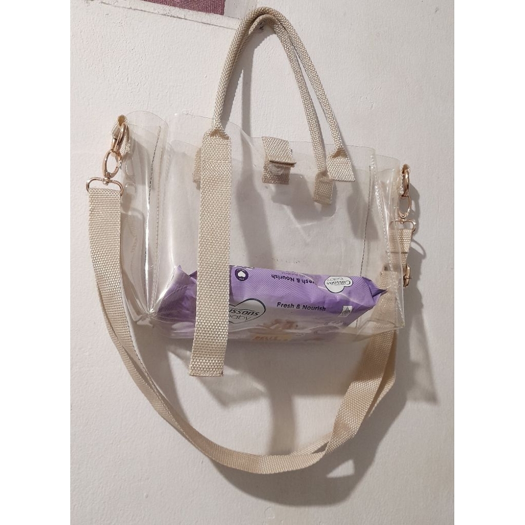 Sling Bag Clear PVC/ Sling PVC BAG/ Sling Bag Clear/ Tas Transparan/ Tas Nonton Konser