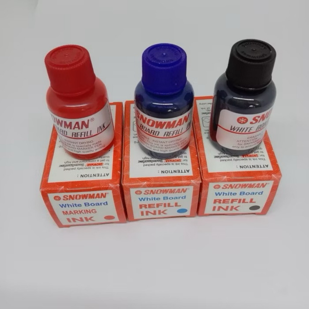 

Refill tinta spidol snowman papan tulis white board per pcs
