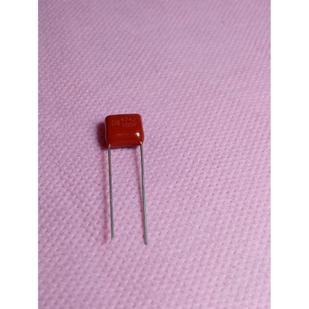 8pcs Milar 474J 100V merah