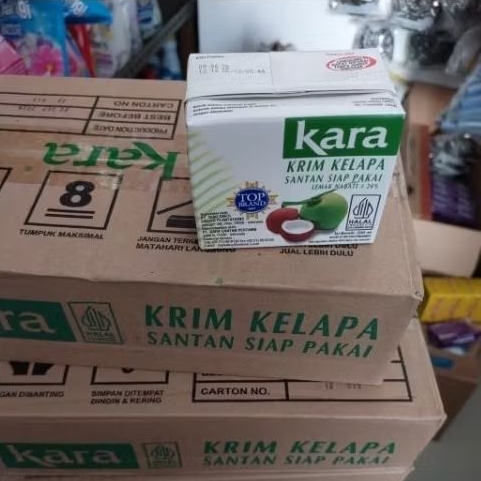 

1 Dus isi 10 Kara Kotak Murni 200 ml Santan Kelapa