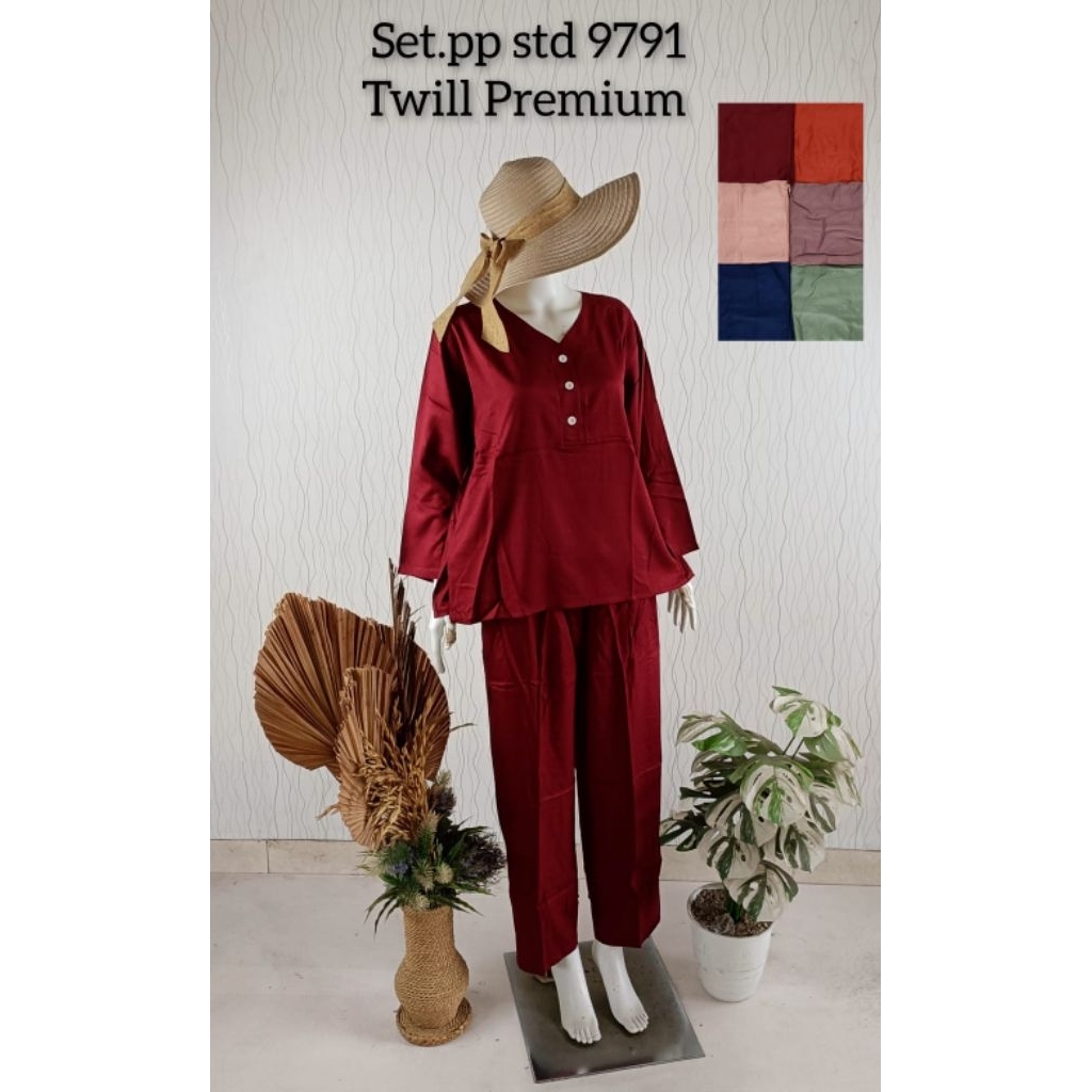 setelan lengan panjang celana panjang premium/ setelan viral / setelan busui