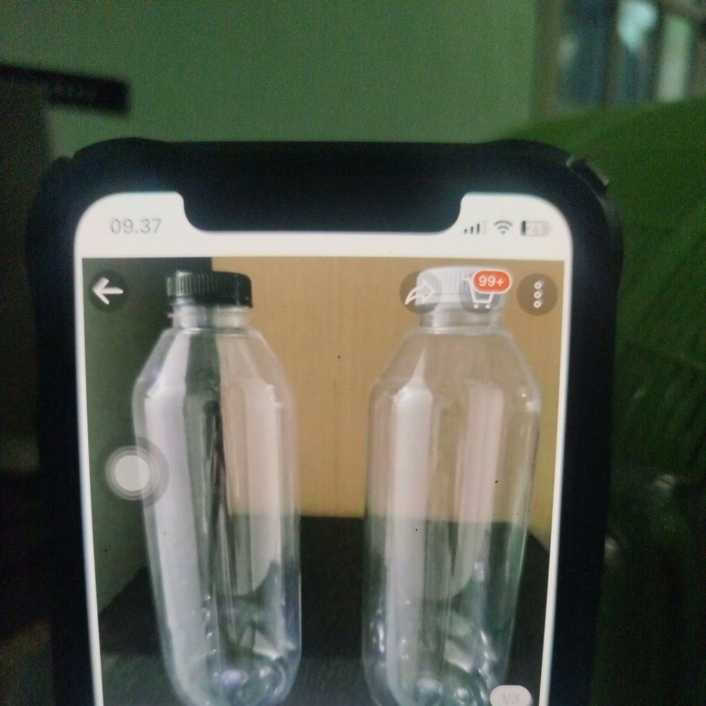 Botol plastik Kale bulat 1000ml / Botol plastik tebal (55gr) / Botol plastik 1 liter