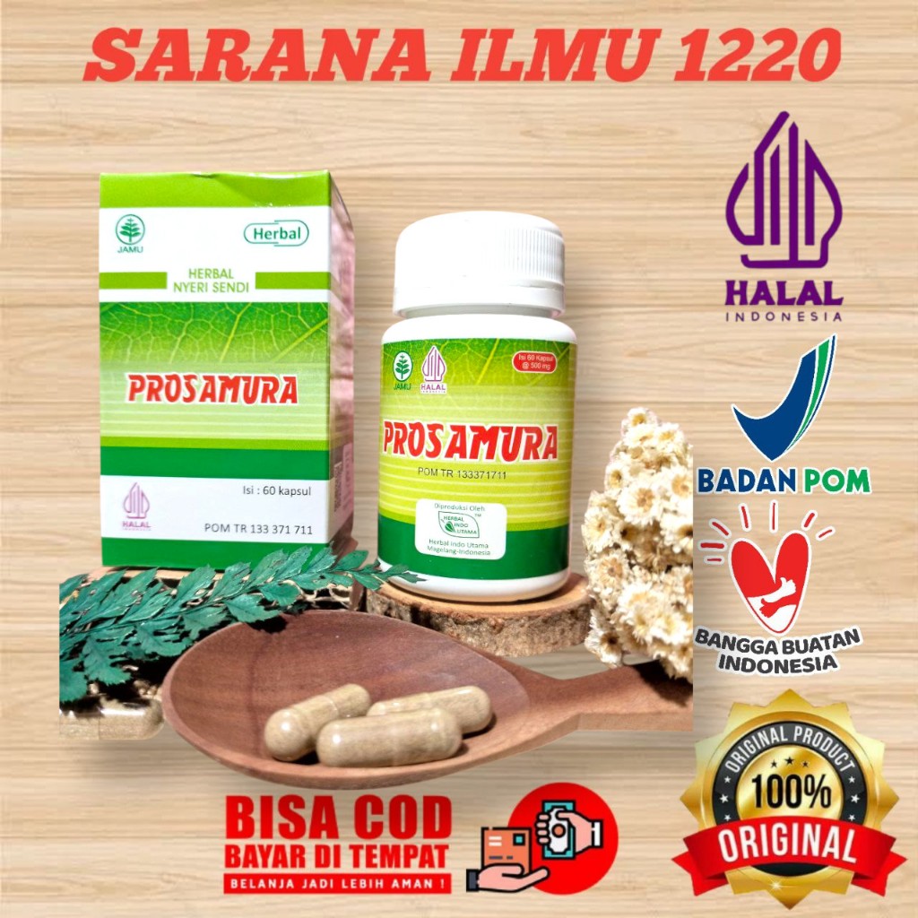 

HIU PROSAMURA | HERBAL UNTUK NYERI PERSENDIAN | REUMATIK DAN ASAM URAT 60 Kapsul