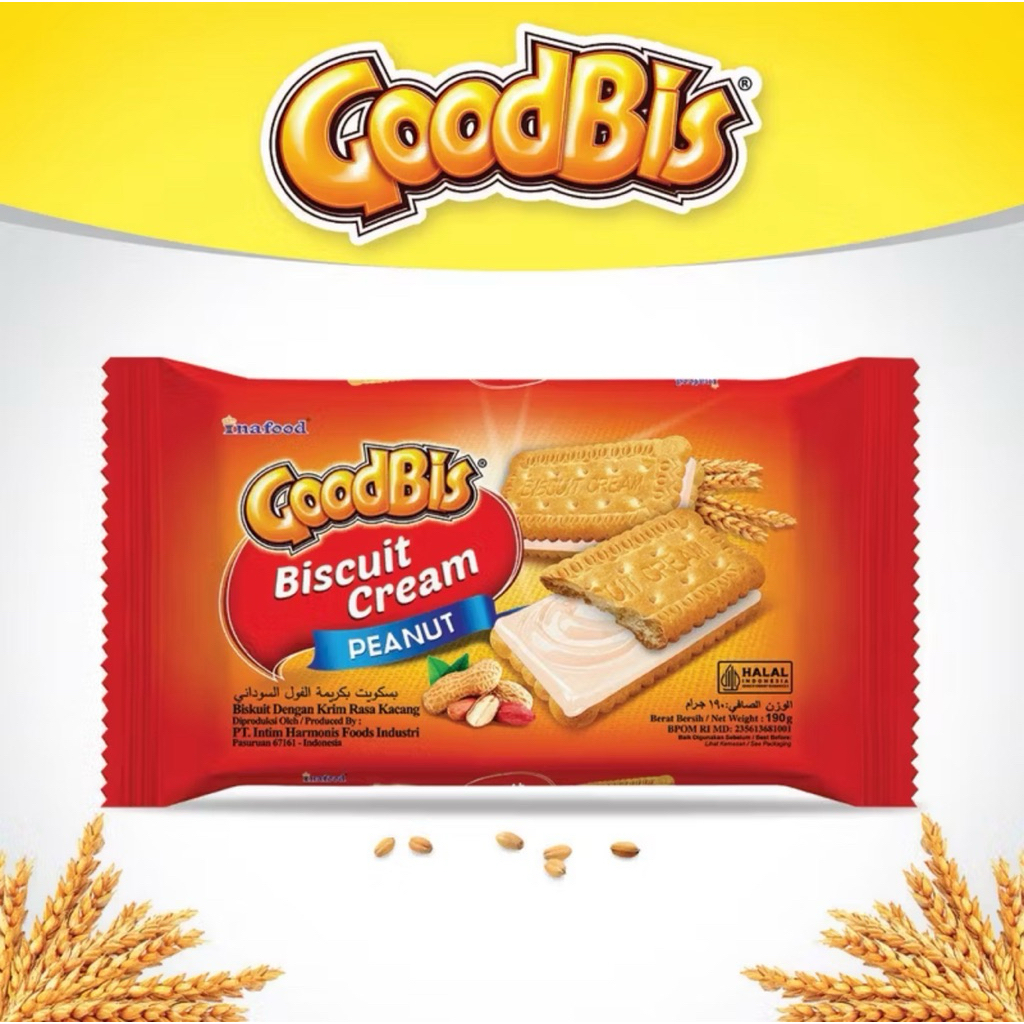 

Goodbis Biskuit Cream Peanut 190 gr