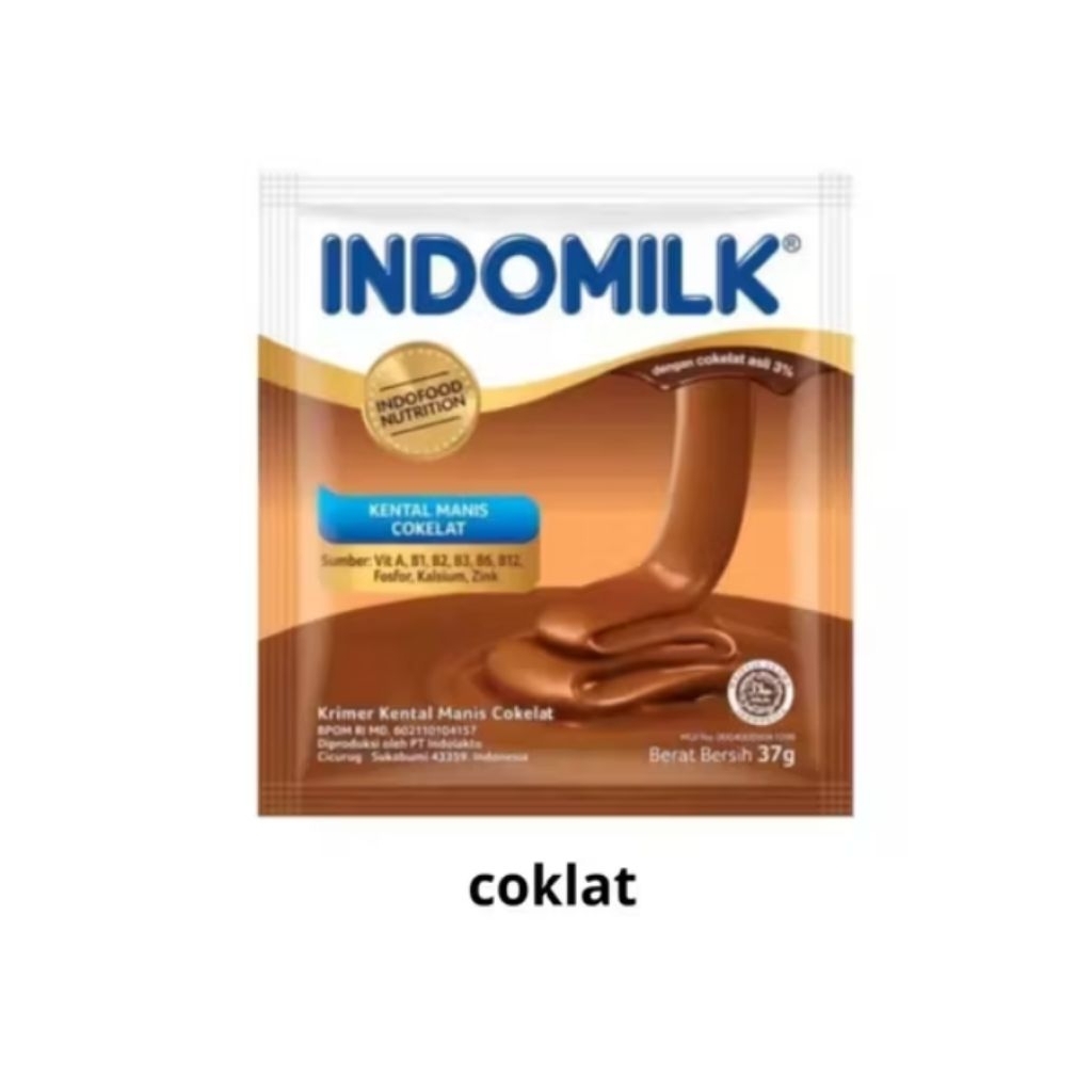 

Susu Indomilk Kental Manis Coklat Sachet 37gr X 6 pcs
