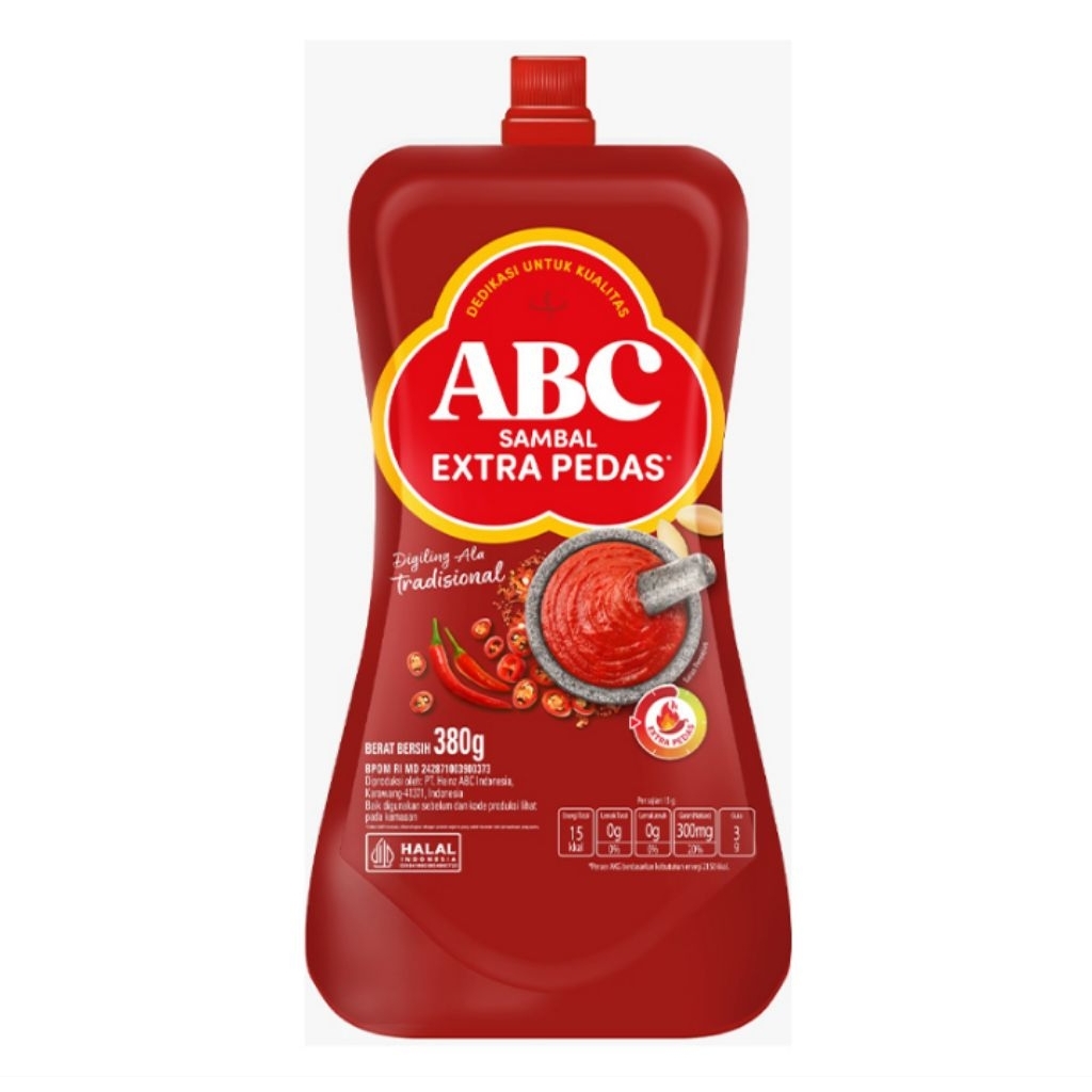 

ABC Sambal Ekstra Pedas Pouch 380 g