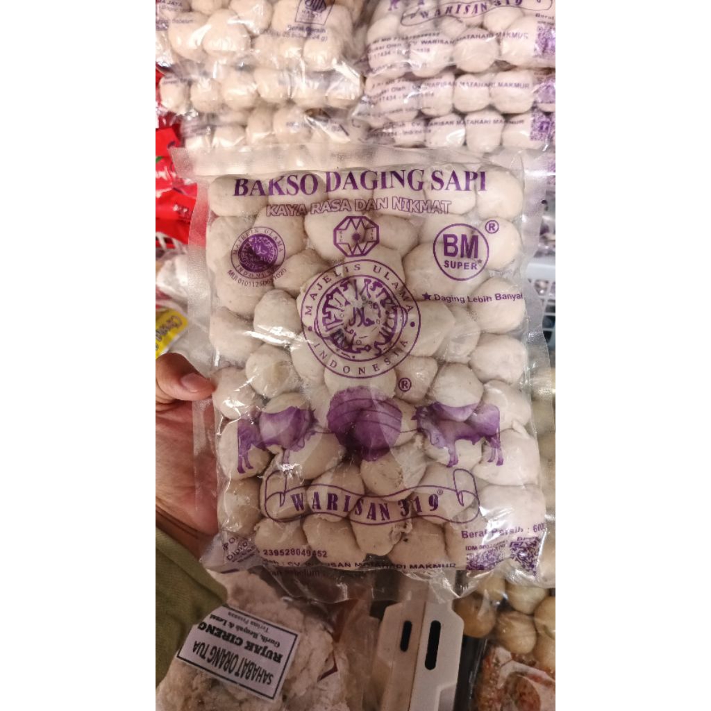 

Bakso Warisan 50 Pcs Warisan Baso isi 50