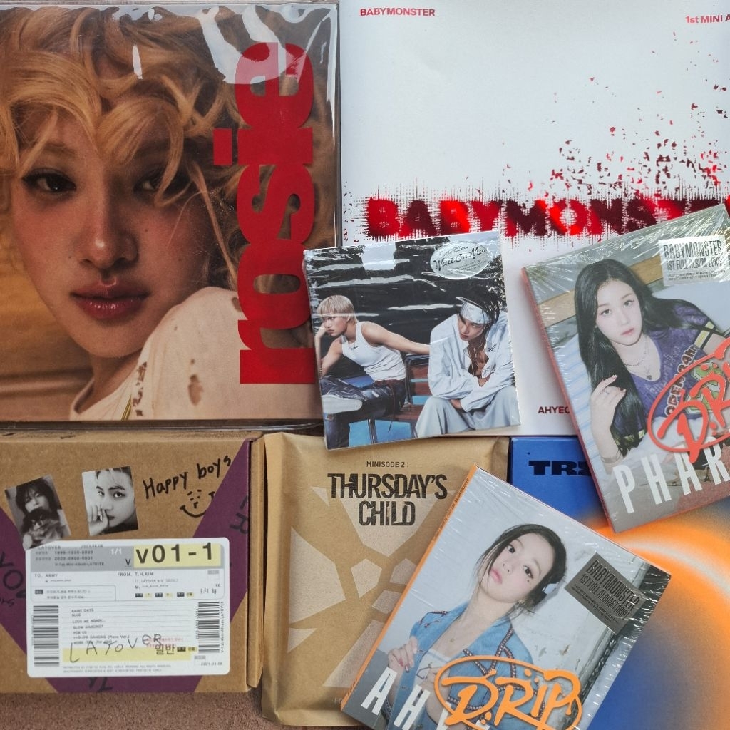 (UPDATE)Album Only/Album Unsealed BTS BLACKPINK BABYMONSTER TREASURE TXT EXO