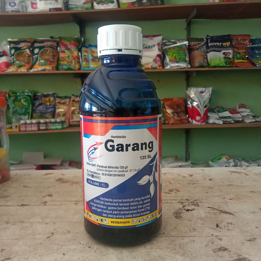 Herbisida Garang 135SL 1 liter (Parakuat Diklorida 135g/l)