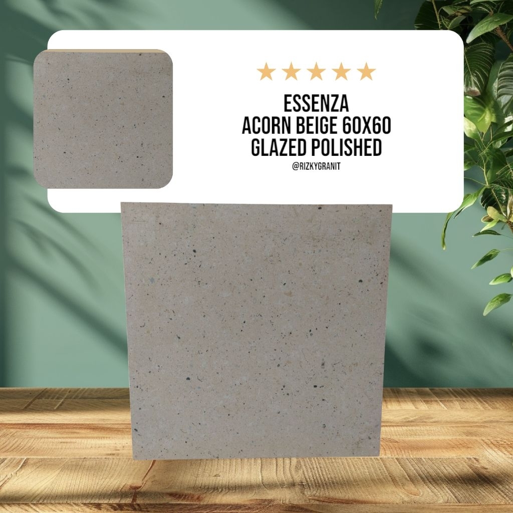 Granit Lantai 60x60 Essenza Acorn Beige