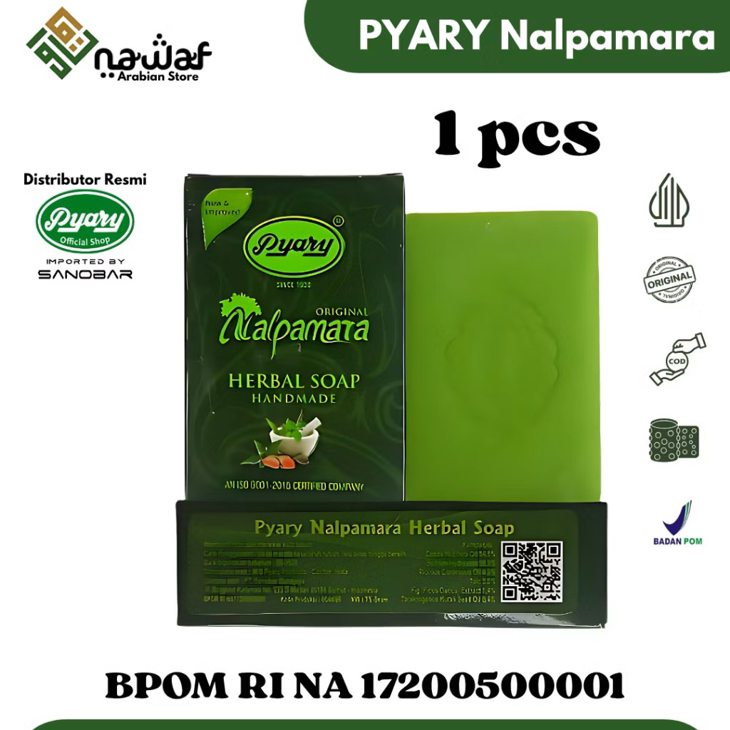 [OFFICIAL] Sabun Arab Pyary NALPAMARA Sabun Arab Original BPOM Agen Resmi PyaryID