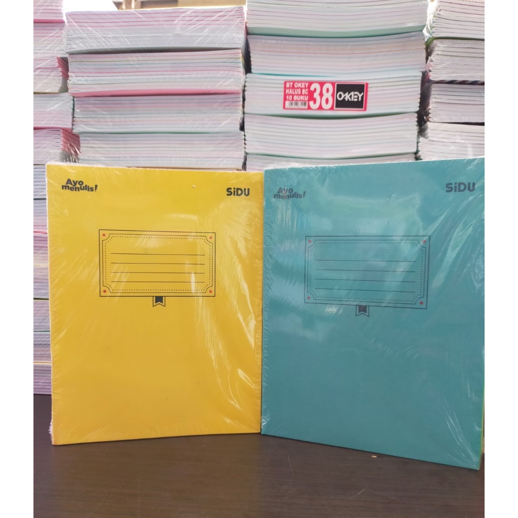 

1 Pack / 10 Buku Sidu 38 Lembar Cover BC / Polos