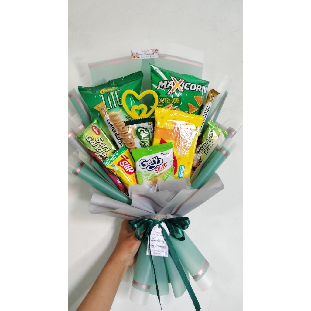 

buket snack anak bisa request isi menyesuaikan