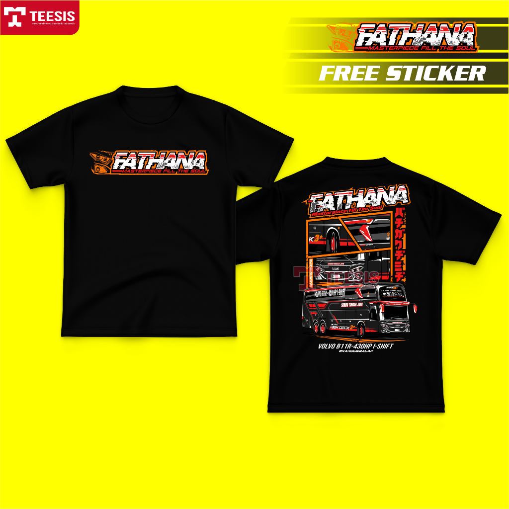 Kaos Baju Bus Bis Mania Bismania STJ Sudiro Tungga Jaya Jetbus 3 UHD Volvo Fathana