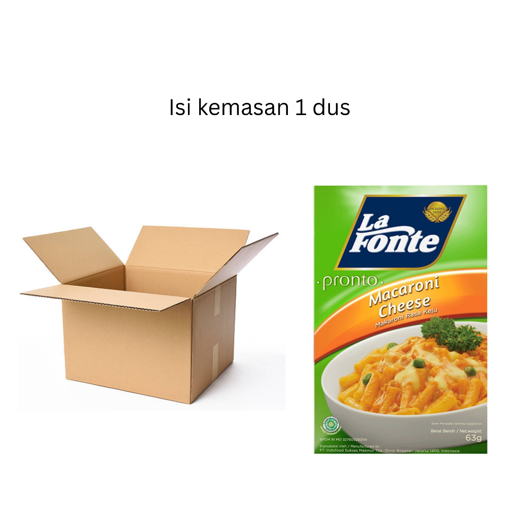 

La Fonte Makaroni Keju 63g – Solusi Cepat untuk Camilan Lezat & Mengenyangkan