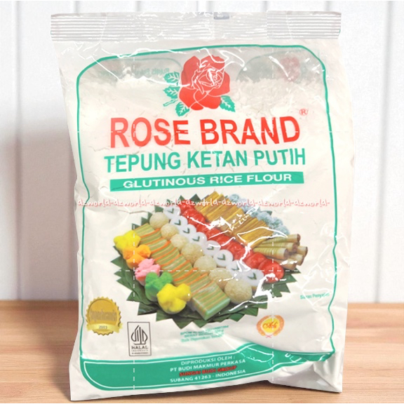 

Rose Brand 500gr Tepung Ketan Putih Glutinous Rice Flavour Bahan Kue Rosebrand Powder