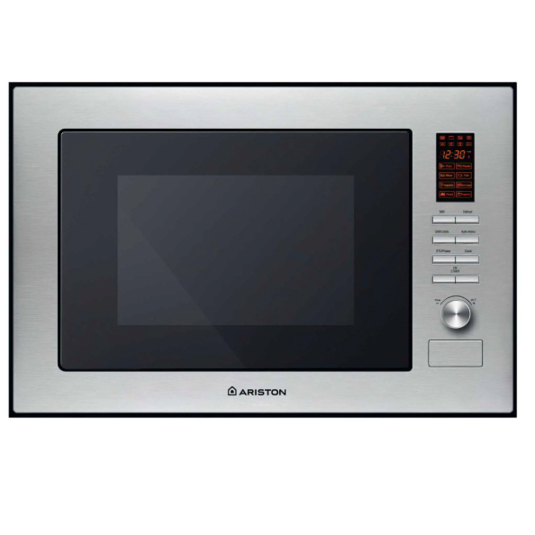 Ariston Built-in Microwave+Grill / Microwave Tanam 38 liter, Stainless Steel - MWA222.1IX ex display