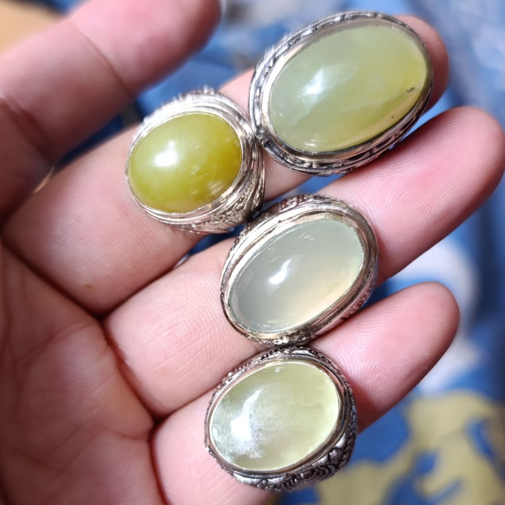 CA 120 Cincin Batu Akik idocrase Aceh Asli Natural