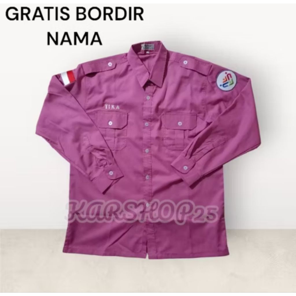 KEMEJA POSYANDU LENGAN PANJANG TERBARU KEMEJA KADER POSYANDU ATASAN BAJU KADER POSYANDU SERAGAM KADE