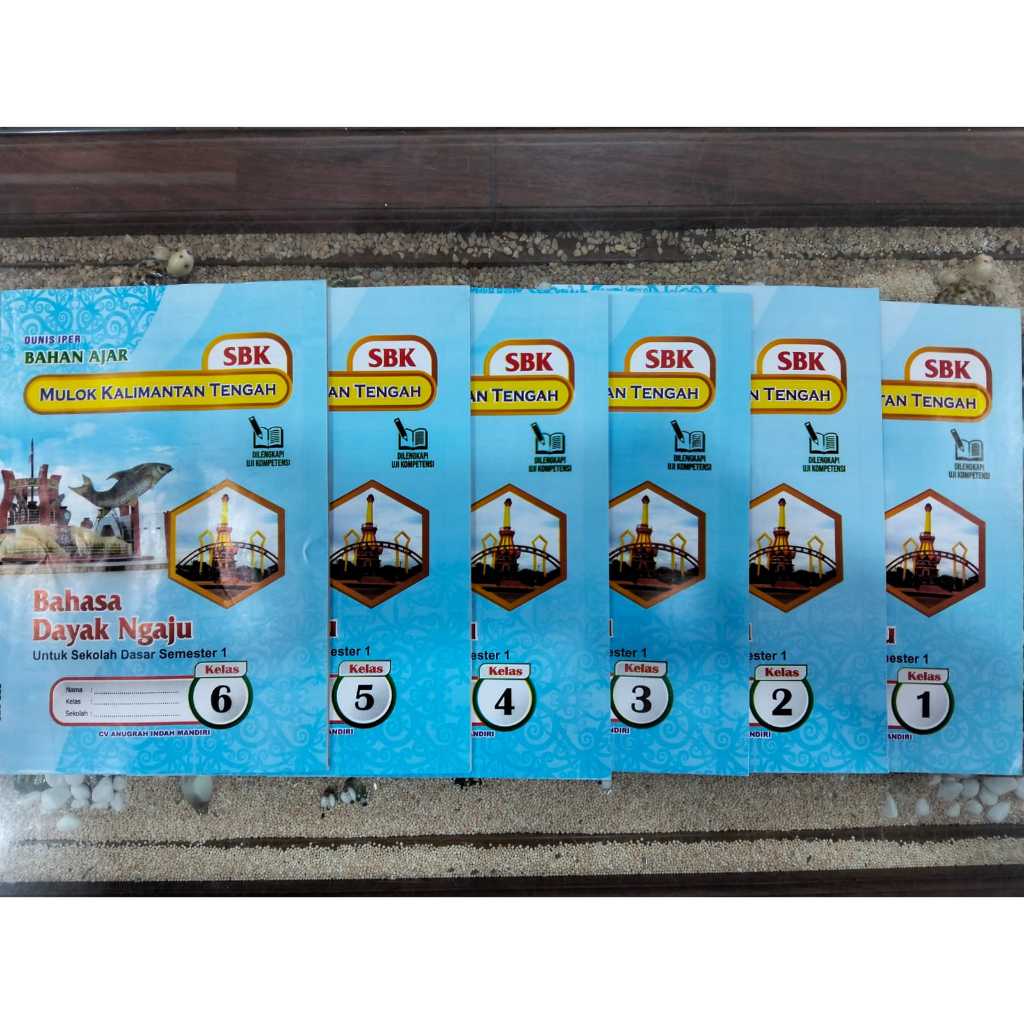 Buku Seni Budaya Muatan Lokal (Bahasa Dayak Ngaju) Kalimantan Tengah Semester 1 (Cover Terbaru)